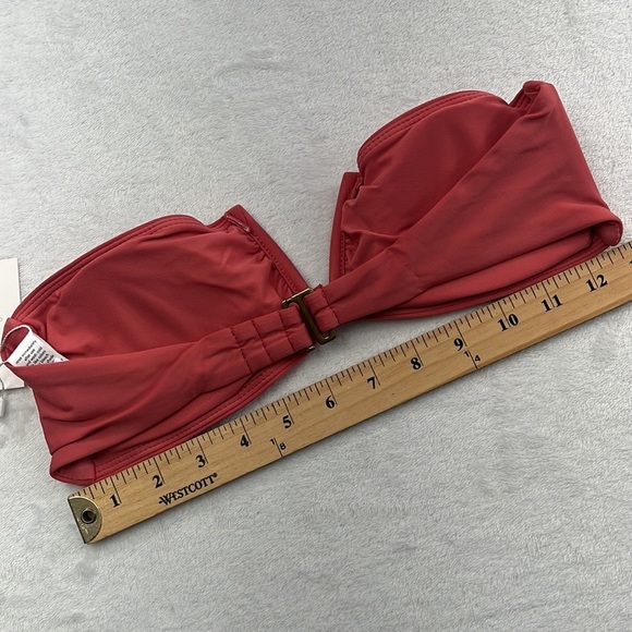 NWT Andie S Pink The Scala Bandeau Strapless Bikini Bathing Suit Top PUNC‎ - Picture 3 of 10